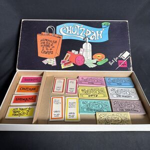 Vintage 1967 Cadaco CFC Games Chutzpah Board Game Jewish - Incomplete